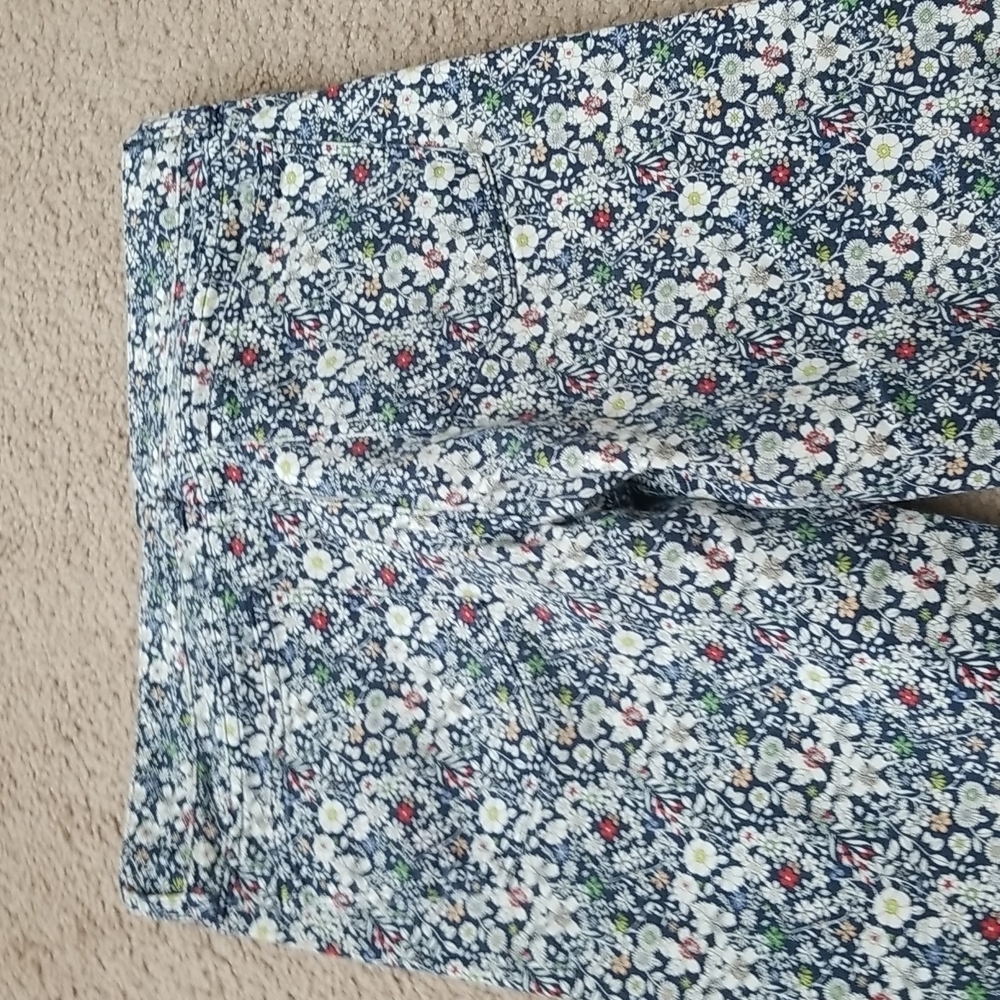 J.Crew Floral Toothpick Ankle Skinny Jeans - Picture 16 of 16
